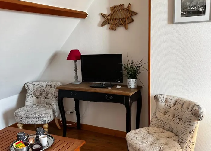 Les Transats Et Face à La Casa de hóspedes Barfleur